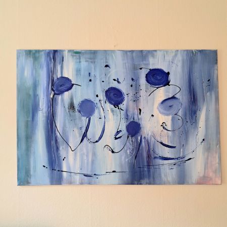 Akryl maleri Intet navn af Lis Vulpius malet i 2026