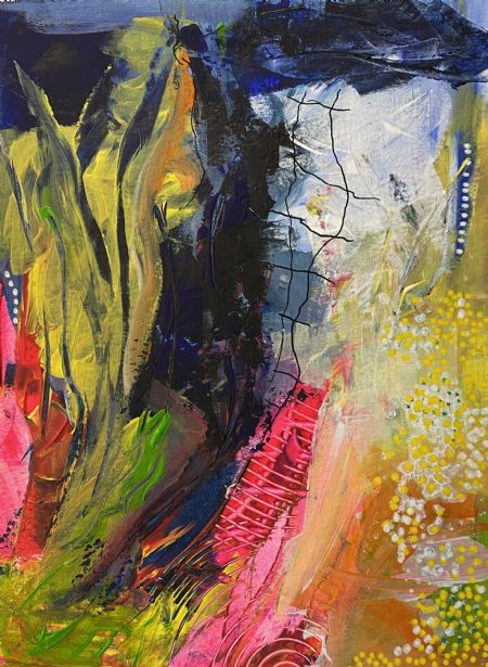 Akryl maleri Unika 39 af Per Jensen malet i 2026