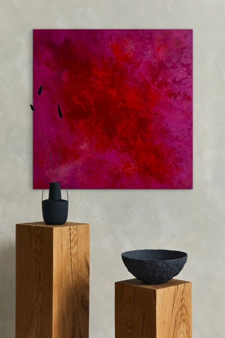 Akryl maleri Untamed soul af Sille Nielsen malet i 2026