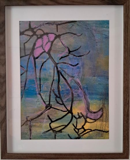 Akryl maleri Intet navn af Lis Vulpius malet i 2026