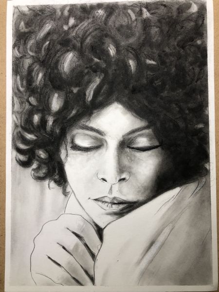 Kul maleri Ismene af Nicole Forup malet i 2026