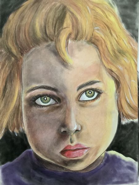 Kul maleri Politics af Nicole Forup malet i 2025