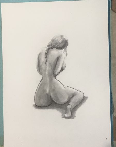 Kul maleri No name af Nicole Forup malet i 2026