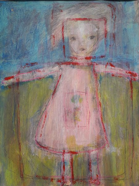 Akryl maleri You can af Lili Hollesen malet i 2026