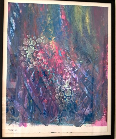 Akryl maleri Intet navn af Lis Vulpius malet i 2026