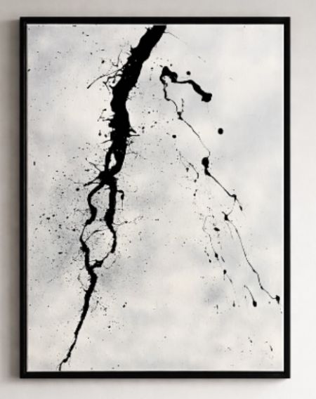 Akryl maleri Nr 600 af kim sommer malet i 2026