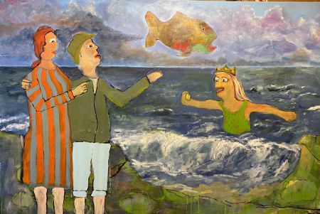 Akryl maleri Fatamorgana af Henrik Diget Thomsen malet i 2026