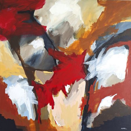 Akryl maleri 13-26 af Karl Hedeager Madsen malet i 2026