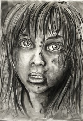 Kul maleri Wars af Nicole Forup malet i 2021