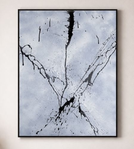 Akryl maleri Nr 268 af kim sommer malet i 2026