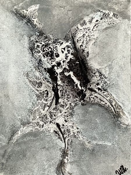 Blandede medier maleri Powertex maleri af Winnie Huniche malet i 2026