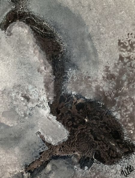 Blandede medier maleri Powertex maleri af Winnie Huniche malet i 2026