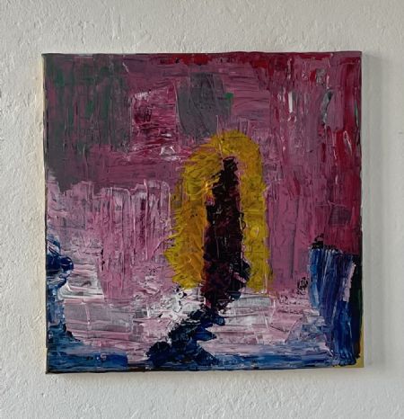 Akryl maleri Unavngivet af Ask Hansen malet i 2026