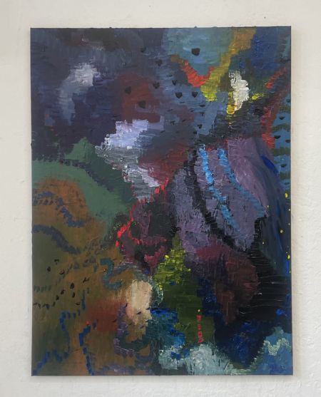 Akryl maleri Abyss af Ask Hansen malet i 2026