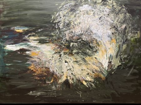 Akryl maleri Sea in Motion af Annie Hansen malet i 2026