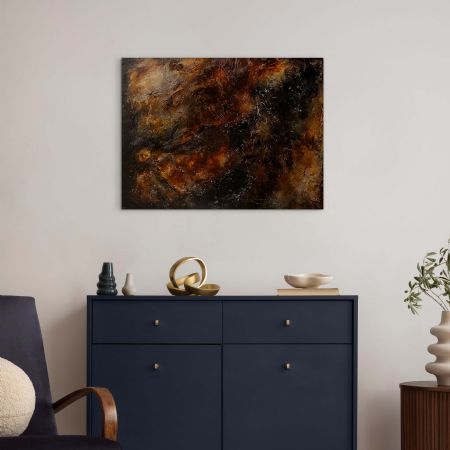 Akryl maleri Unfolding af Sille Nielsen malet i 2026