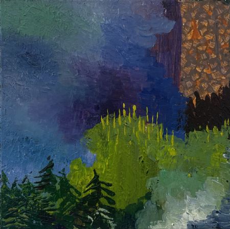 Akryl maleri Forever changed af Ask Hansen malet i 2026