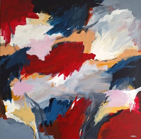 Akryl maleri 15-26 af Karl Hedeager Madsen malet i 2026