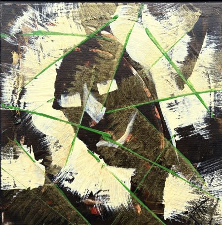 Akryl maleri Whoohoo af Jette  Nielsen malet i 2025