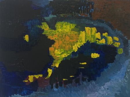 Akryl maleri Menoth af Ask Hansen malet i 2026