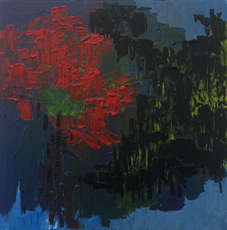 Akryl maleri Unavngivet af Ask Hansen malet i 2026