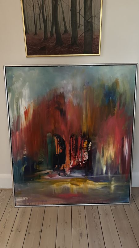 Olie maleri Henrik krogsholm af Nikolaj Qvist-Pedersen malet i 2015