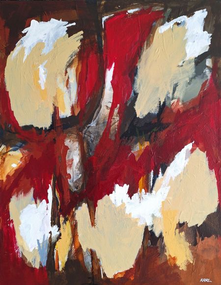 Akryl maleri 16-26 af Karl Hedeager Madsen malet i 2026