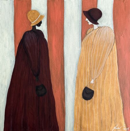 Akryl maleri Let's meet tomorrow af Isabel  Savannah malet i 2026