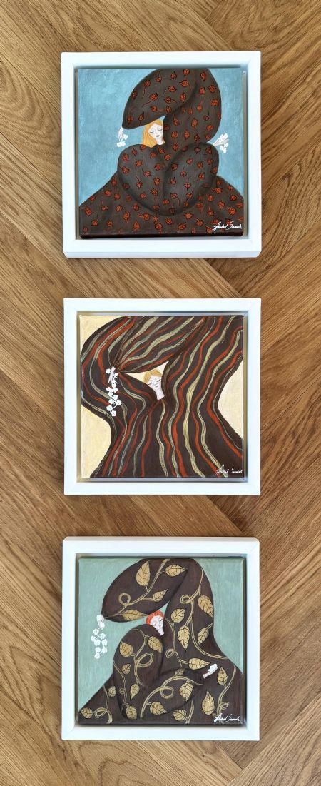 Akryl maleri The three musketeers af Isabel  Savannah malet i 2026