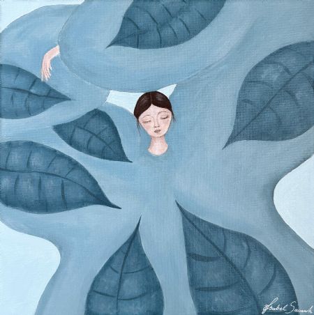 Akryl maleri With finesse af Isabel  Savannah malet i 2026