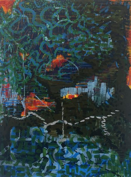 Akryl maleri Magni af Ask Hansen malet i 2026