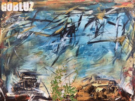 Akryl maleri Appearance from the past 3 af Anders Ulrich Gregersen malet i 