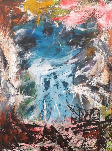  maleri Climate Change 2 af Anders Ulrich Gregersen malet i 