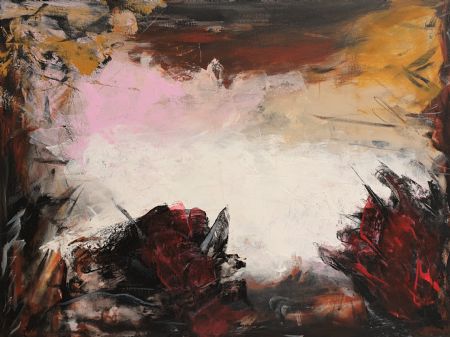 Akryl maleri From here to eternity af Anders Ulrich Gregersen malet i 