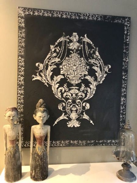 Akryl maleri Blikfang i dit interiør af Anita Petersen malet i 2005