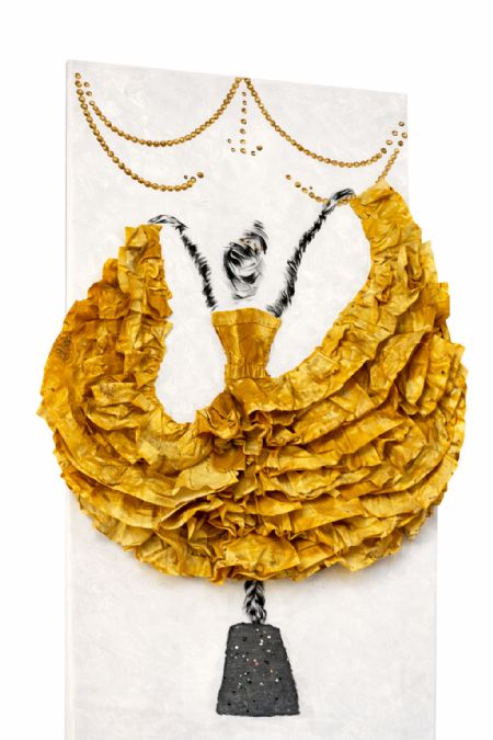 Blandede medier maleri Opdrift af Anita Petersen malet i 2026