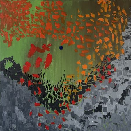 Akryl maleri Natural Selection af Ask Hansen malet i 2026