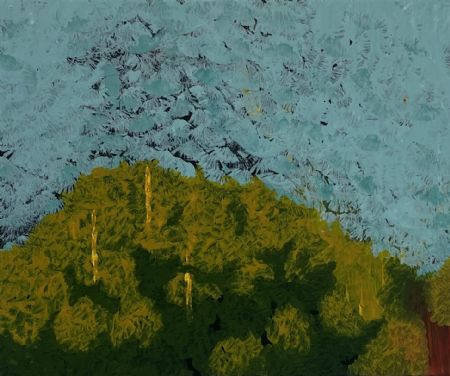 Akryl maleri sponge af Ask Hansen malet i 2026