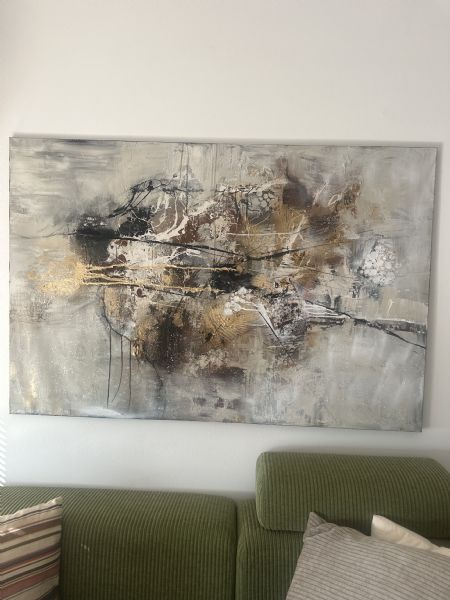 Akryl maleri Efterår af Henriette Kaiser malet i 2026