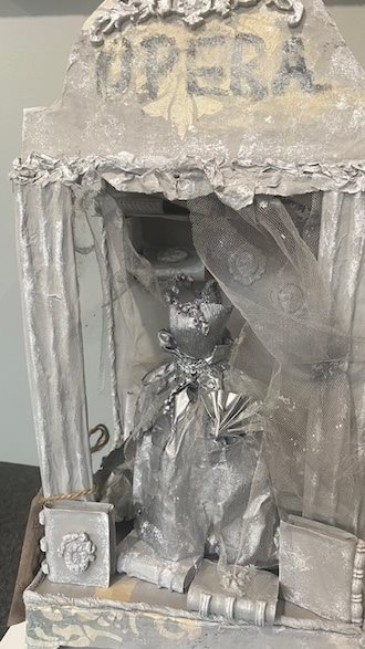  maleri Magical Paper Art - Phantom in the Opera af Anita Petersen malet i 2025