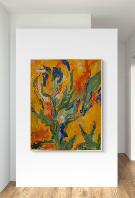 Akryl maleri Untitled af Dorthe Eriksen malet i 2024