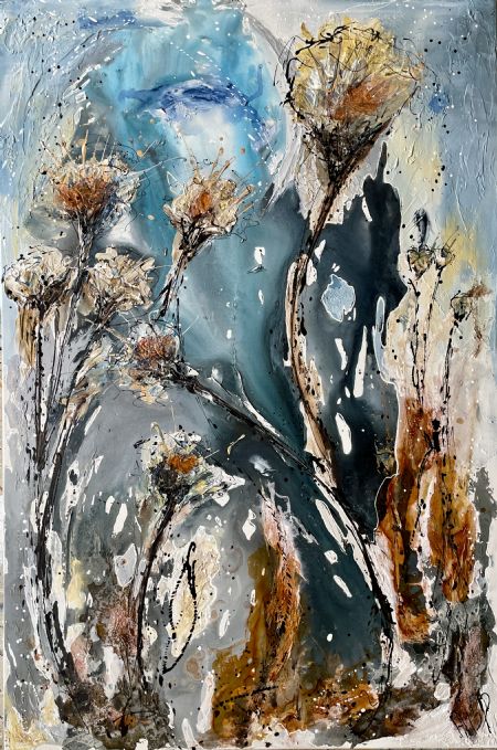 Akryl maleri www.galleriambp.dk (Nr. 2) af ART by AMBP / Anne-Mette Bank Petersen malet i 2026