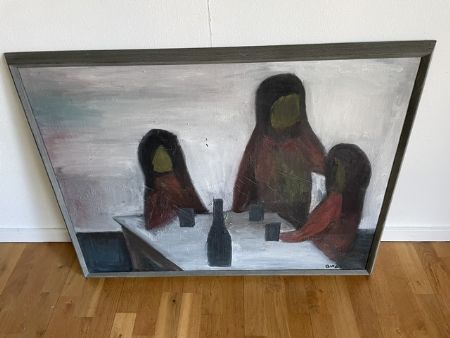  maleri Svend Bie Christensen af søren Gorming malet i 1965
