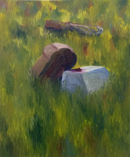 Olie maleri Untitled 0458 af Ask Hansen malet i 2026