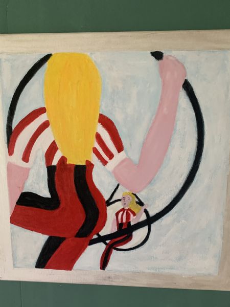 Akryl maleri Mirror Image Artist. af kirstenbente pedersen malet i 2026