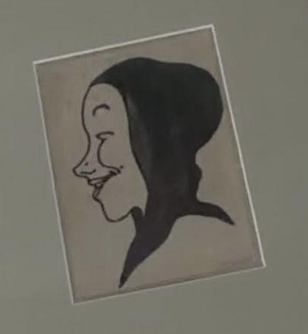  maleri Pige af Høgni Mohr malet i 1985