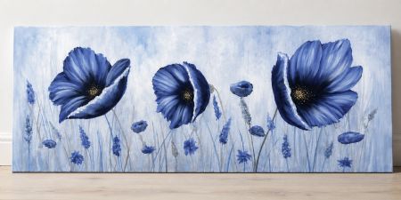 Akryl maleri Silent Bloom af Anita Zophia Sønderup malet i 2026