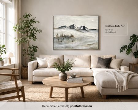 Akryl maleri Northern Light No.4 af Pernille Eriksen malet i 2026