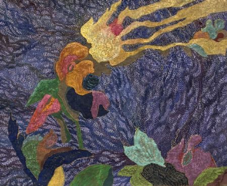 Olie maleri Creation af Marianne Fischer malet i 2026