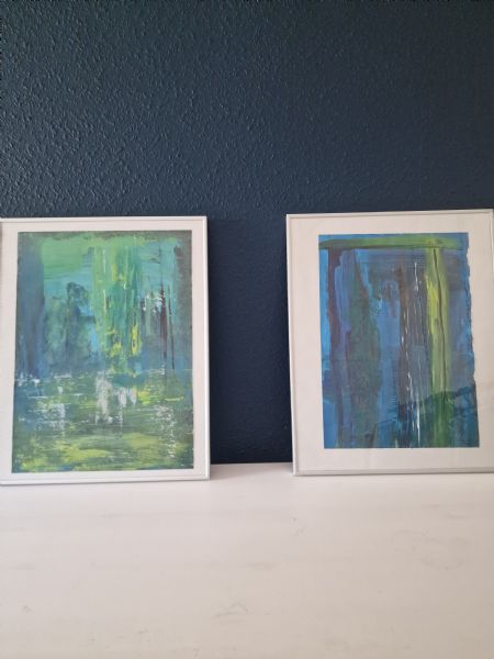 Akryl maleri Imagination af Linda Andersen malet i 2926